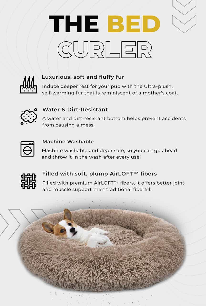 Calming Donut Dog Bed PetBelong
